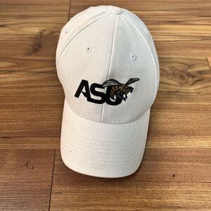 Alabama State University ASU Hornets Hat Adjustable Dad Cap White HBCU SWAC